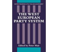 Peter Mair The West European Party System (Tascabile)