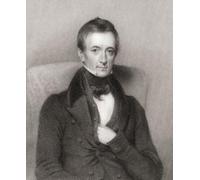 Peter Mark Roget 1779 1869. Autore inglese di Il Thesaurus di parole e frasi inglesi. Era anche medico e membro della Royal Society. Dopo un'opera di Thomas Pettigrew. Stampa poster di Ken Welsh (12 x