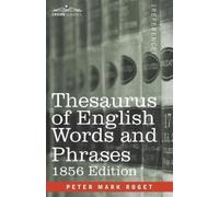 Peter Mark Roget Thesaurus of English Words and Phrases (Tascabile)