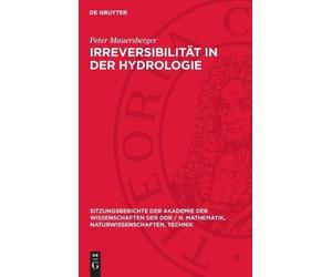 Peter Mauersberger Irreversibilität in Der Hydrologie (Copertina rigida)
