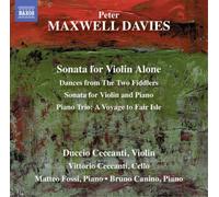 Peter Maxwell Davies Peter Maxwell Davies: Sonata for Violin Alone/... (CD)