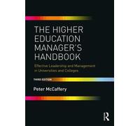 Peter McCaffery The Higher Education Manager's Handbook (Tascabile)