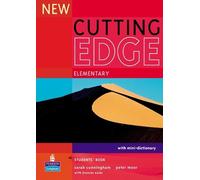 Peter Moor Sarah Cunningha New Cutting Edge Elementary Students' Boo (Tascabile)