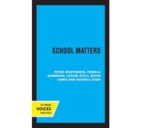 Peter Mortimore Pamela Sammons Louise Stoll Da School Matters (Copertina rigida)