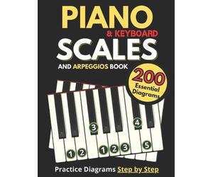Peter Music Pub Piano & Keyboard Scales and Arpeggios Book, Practice (Tascabile)