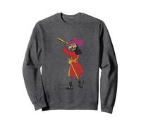 Peter Pan Captain Hook Classic Felpa, Unisex per adulti, Grigio Scuro, L