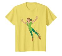 Peter Pan Flying Maglietta, Bambini, Limone, 2 anni