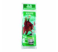 Peter Pan Plast - Borse Arrotolate con Pizzo in Cotone, Dimensioni: 43 x 45 cm, Multicolore