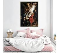 Peter Paul Rubens《Discesa da》Stampe su tela, pittura a olio, opera d'arte, poster, quadro, decorazione d'interni per la casa (60x90cm)
