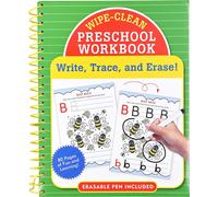 Peter Pauper Pr Wipe-Clean Preschool Workbook - Pre-K Practice fo (Anello, filo)