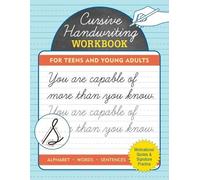 Peter Pauper Pres Cursive Handwriting Workbook for Teens and Young A (Tascabile)