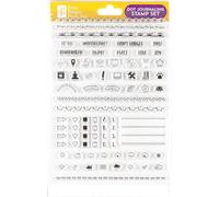 Peter Pauper Press DOT Journaling Clear Stamp Set