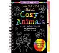 Peter Pauper Press Martha Zschock Scratch & Sketch Cozy Animals (Anello, filo)