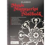 Peter Pauper Press Music Manuscript Notebook (Classic) (Tascabile)