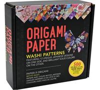 Peter Pauper Press Origami Paper Washi Patterns (12 Designs, 500 Sheets)