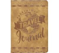 Peter Pauper Press Page-A-Day Artisan Travel Journal (Diary, Vegan Leather Notebook)