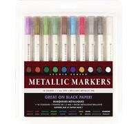 Peter Pauper Press Studio Series Metallic Markers (Set of 10)