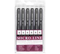Peter Pauper Press Studio Series Micro-Line Pen Set (Set of 6)