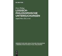 Peter Philipp Logisch-philosophische Untersuchungen (Copertina rigida)