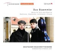 Peter-Philipp Staemm Duo Staemmler: Works for Cello and Piano By Beethoven/ (CD)