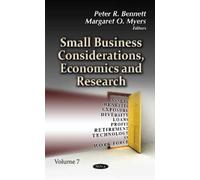 Peter R Bennett Small Business Considerations, Economics & Re (Copertina rigida)
