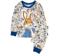 Peter Rabbit Blu Peter Rabbit All-Over Print Pigiama a maniche lunghe a gamba lu