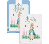 Peter Rabbit Da Beatrix Potter Autorizzato Grande Acciaio Insegna 40cm x 30cm