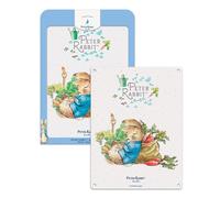 Peter Rabbit Da Beatrix Potter con Licenza Grande Acciaio Insegna
