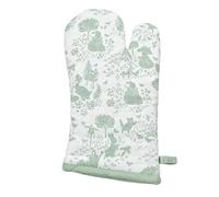 Peter Rabbit - Guanto da forno singolo, motivo classico, colore: Verde