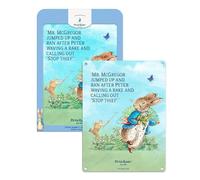 Peter Rabbit Mcgregor Da Beatrix Potter con Licenza Acciaio Insegna 40cm x 30cm