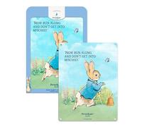 Peter Rabbit Ora Ru Da Beatrix Potter Licenza Grande Acciaio Insegna 40cm x 30cm
