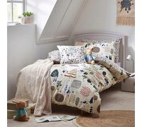 Peter Rabbit Scandi Woods Cotone Spazzolato Set Copripiumino - 100% (RV2885)