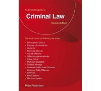 Peter Robinson An Emerald Guide to Criminal Law (Tascabile)