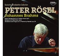 Peter Rosel - Peter Rosel - Brahms:Sonata No.2 / Scherzo / Fuga [Japan CD] KICC-1042