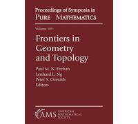 Peter S. Ozsvath Frontiers in Geometry and Topology (Tascabile)