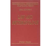 Peter Sack Law and Anthropology (Copertina rigida)