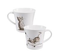 Peter Schnellhardt Tazza, Mug Gioco Con Gatto 350ml Porcellana Goebel