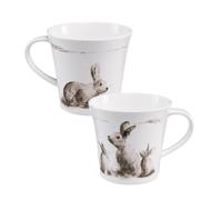 Peter Schnellhardt Tazza, Tazza Lepri Meno Escursione für350ml Porcellana GOEBEL