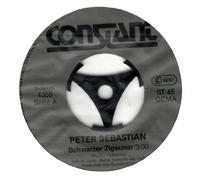 PETER SEBASTIAN - PETER SEBASTIAN / Schwarzer Zigeuner / ERSATZHÜLLE / CONSTANT # 4355 / Deutsche Pressung / 7" Vinyl Single Schallplatte