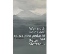 Peter Sloterdij Wer noch kein Grau gedacht hat: Eine Farbenlehre (su (Tascabile)