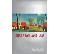 Peter Sparkes European Land Law (Copertina rigida)