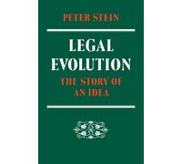 Peter Stein Legal Evolution (Tascabile)