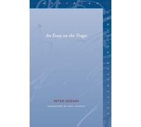 Peter Szondi An Essay on the Tragic (Tascabile) Meridian: Crossing Aesthetics