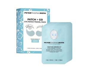 Peter Thomas Roth Holiday Kit - Water Drench® Hydra-Gel Travel Pack 4 Paia - Patch Occhi Idratanti con Acido Ialuronico, Collagene & Caffeina - Trattamento Anti-Età
