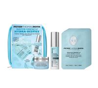 Peter Thomas Roth Hydra-Besties 7-Piece Travel Kit - Water Drench® Set con Acido ialuronico - Eye Patches, siero e Crema - Intensiva Idratazione da Viaggio