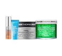 Peter Thomas Roth Radiance & Firmness Power Set - Vitamina C Serum, Collagen Cream, Maschera Cucumber Mask, Water Drench Moisturizer - Anti-Aging, Umidità, Glow, Rassodante Cura del viso