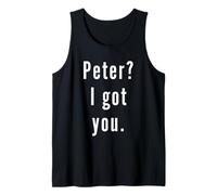 Peter? Ti ho preso. Canotta