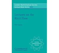 Peter Topping Lectures on the Ricci Flow (Tascabile)