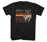 Peter Tosh - Legacy Reggae Activism - American Classici - Solido Nero Adulto
