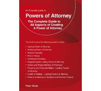Peter Wade An Emerald Guide to Powers of Attorney (Tascabile)